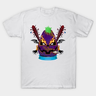 Spooky Halloween Pumpkin Head T-Shirt